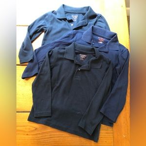 Boys long sleeve polo/uniform bundle